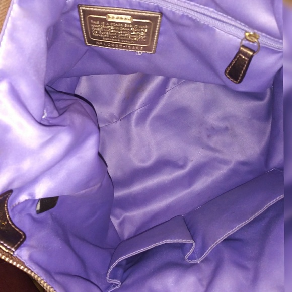 Coach Poppy OP Art Glam Tote Shoulder Bag.👜 - Picture 3 of 8